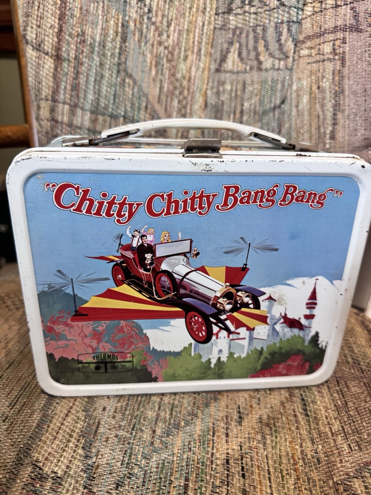 Vintage CHITTY CHITTY BANG BANG Lunchbox 1960s Box Only Van Dyke
