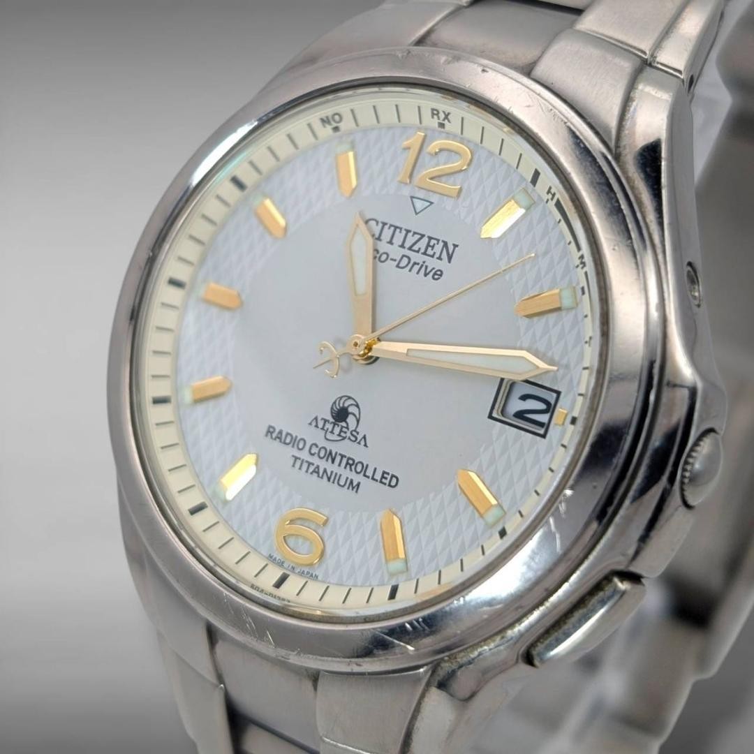 Citizen H410 T003788 Watch Eco Drive Titanium Radio Controlled Timepiece
