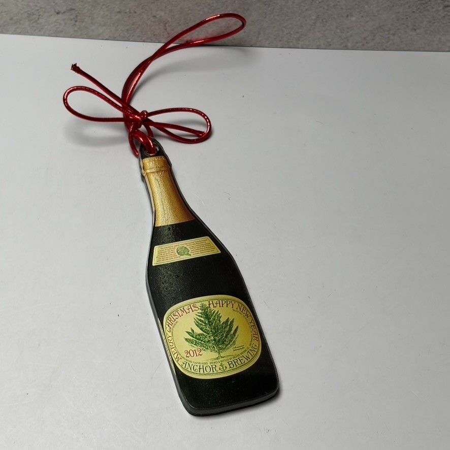 NEW Anchor Steam Beer Anchor Brewing Co 2012 Advertising Christmas Ornament NEW Anchor Steam Beer Anchor Brewing Co 2012 Advertising Christmas Ornament