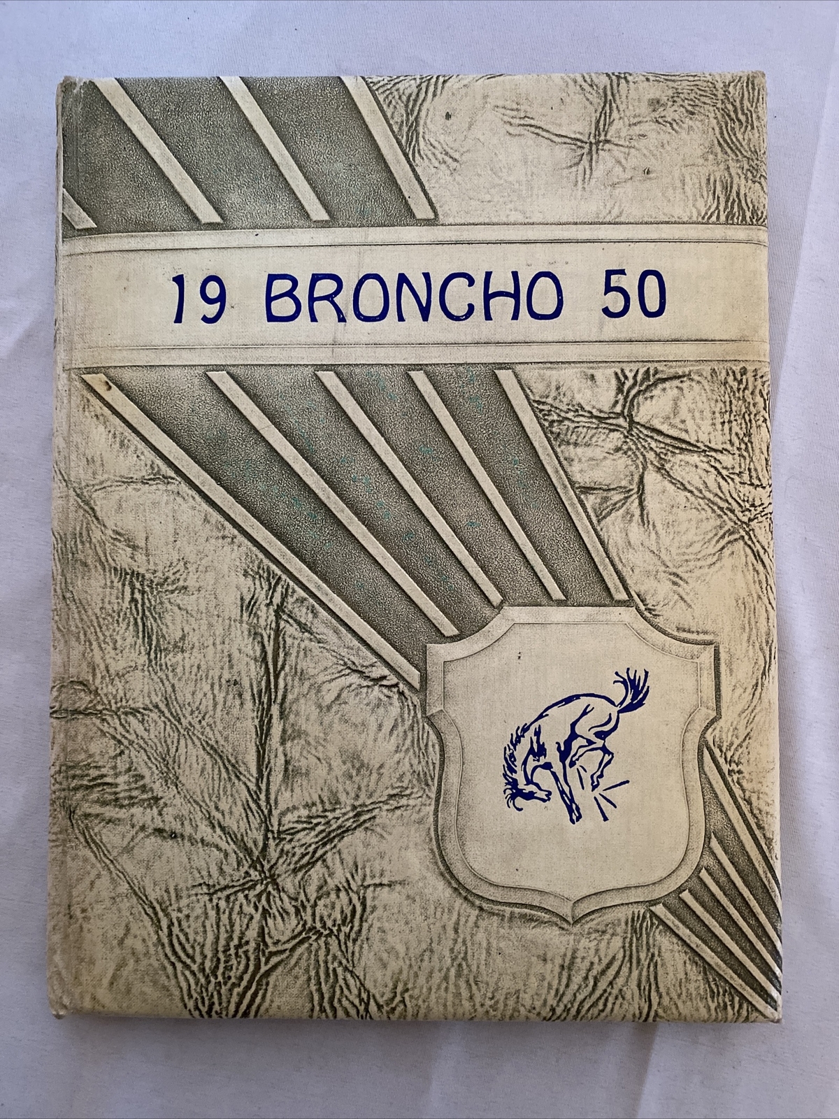 1950 GRADY HIGH SCHOOL YEARBOOK GRADY, NEW MEXICO  BRONCHO