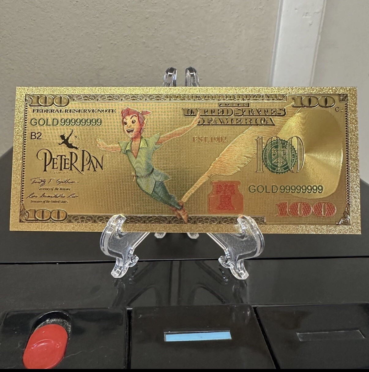 Gold Foil Plated Personal Banknote Bundle