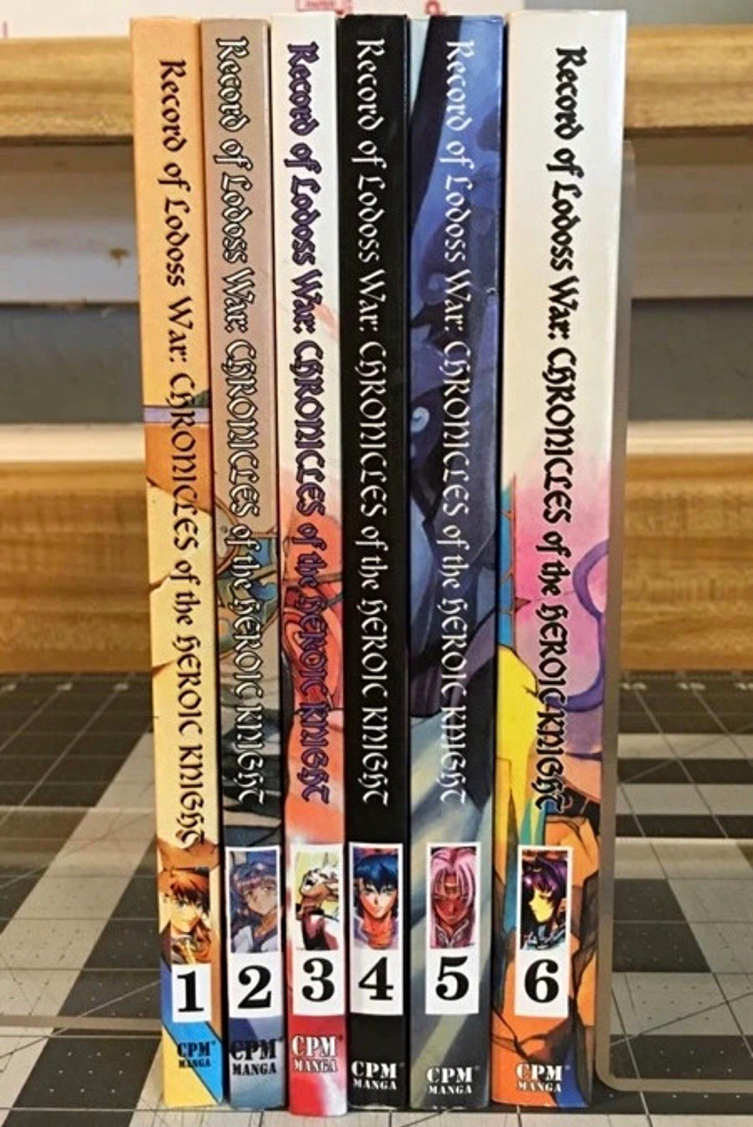 Record of Lodoss War: Chronicles of the Heroic Knight Manga Vol 1-6 Complete Set Record of Lodoss War: Chronicles of the Heroic Knight Manga Vol 1-6 Complete Set