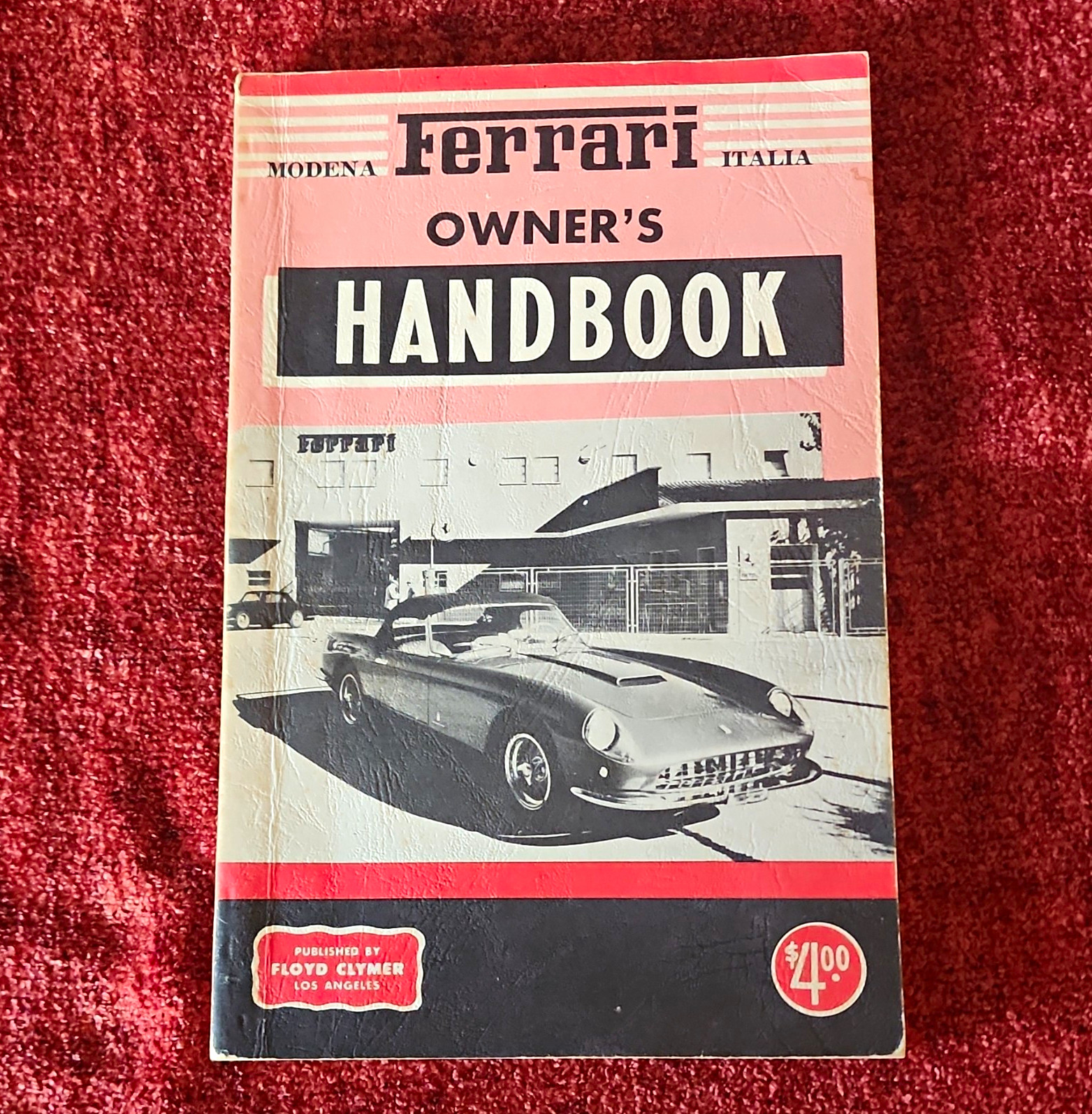 AUTOMOBILIA/FERRARI OWNER HANDBOOK/TANNER/LUSSO/275 GTB/TESTA ROSSA/ENZO/MCQUEEN