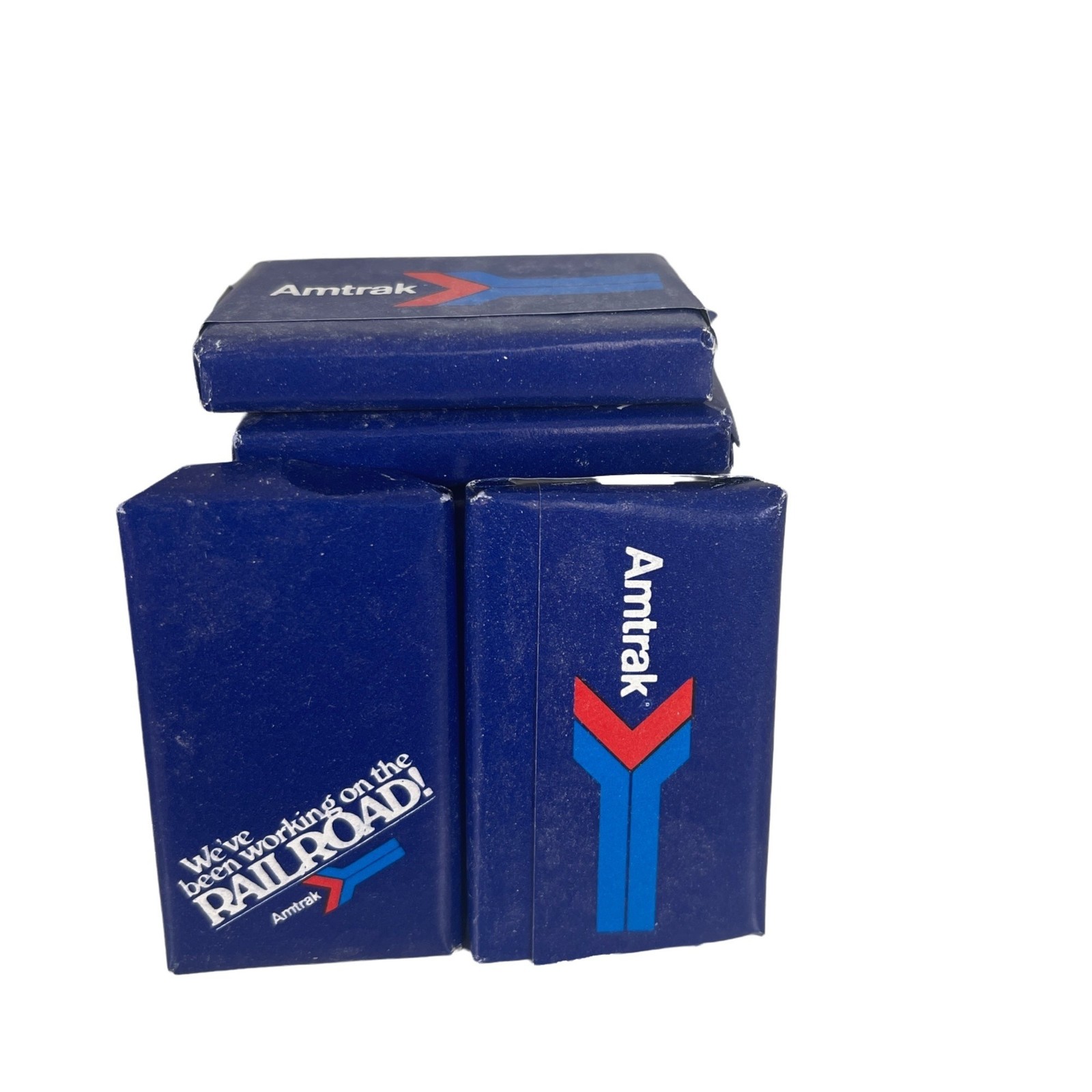 Vintage Amtrak Train Travel Size Mini Bar Soap Unopened Pack 10 Collectible 