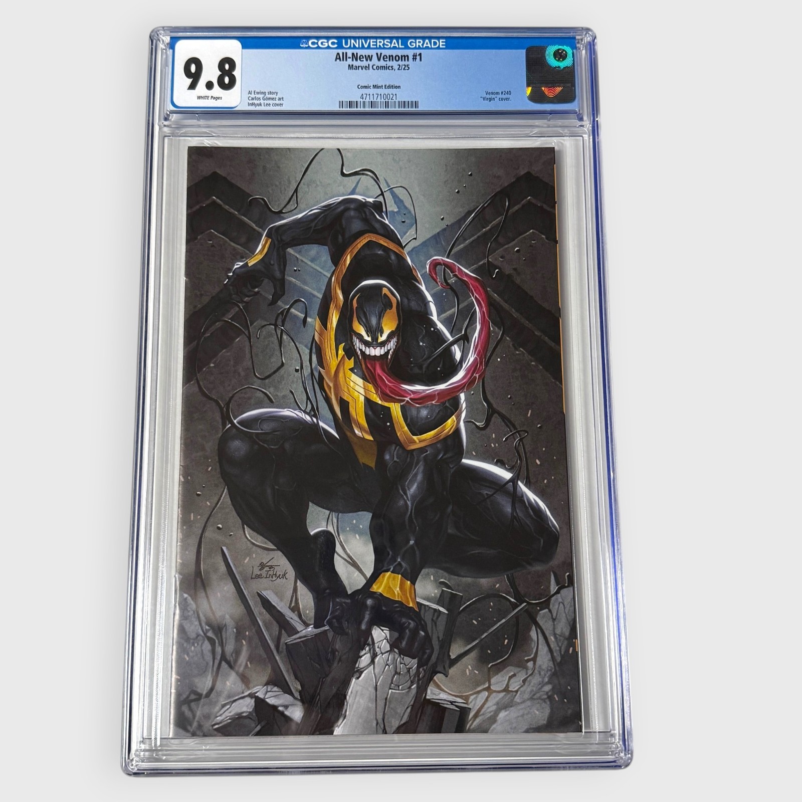 CGC 9.8 All-New Venom #1 - Comic Mint InHyuk Lee MegaCon Virgin Variant LTD 500
