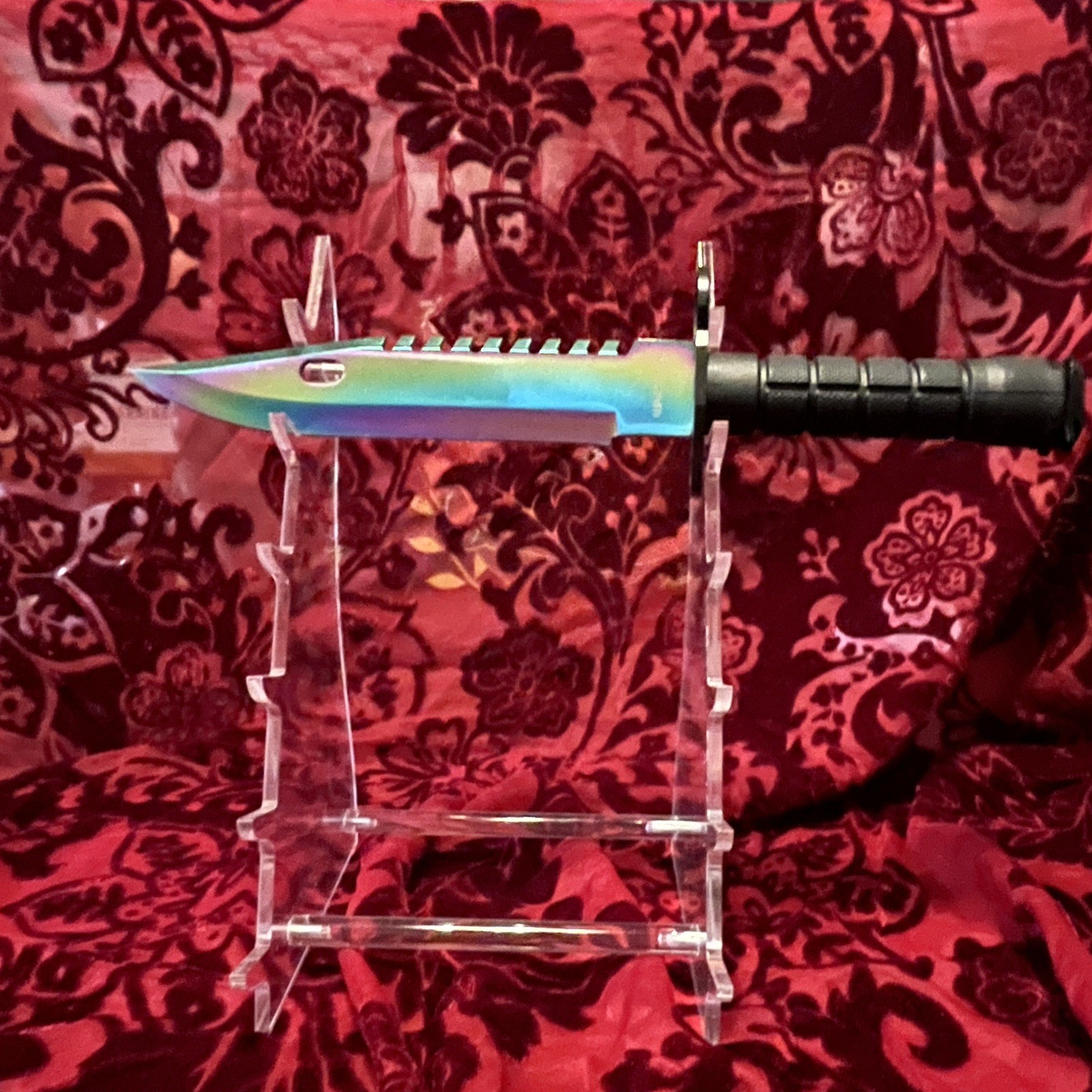 Wartech M9 Bayonet 7.75” Blade, 12.75” Overall. \