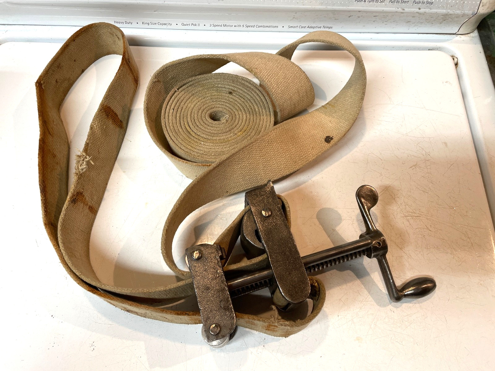 Vintage Wetzler Band Strap Clamps & Strap