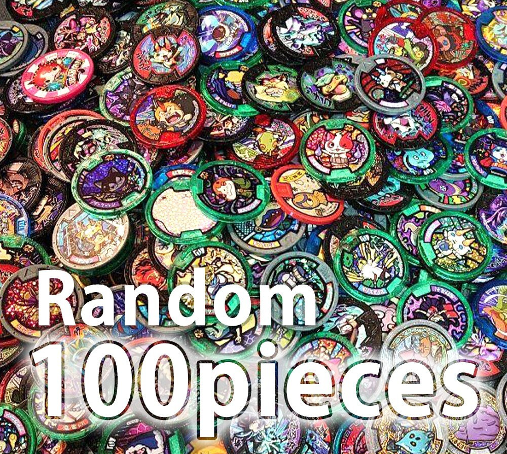 Yo-kai Watch 100 Medals (Random Mix) Fukubukuro Sealed Bag USED /Medals only