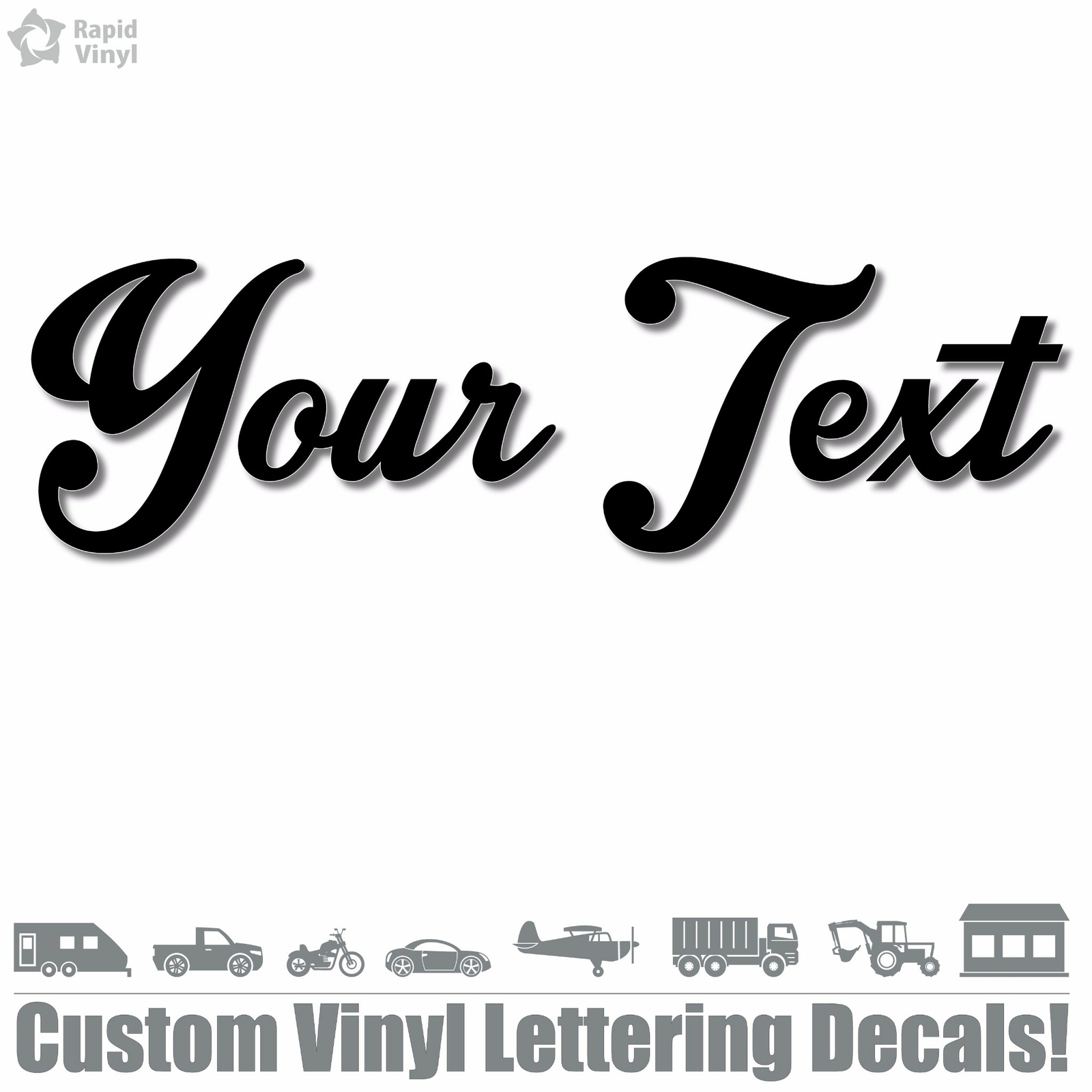 Custom Vinyl Lettering Decal Sticker Car Window Bumper Letters Numbers Boat Name