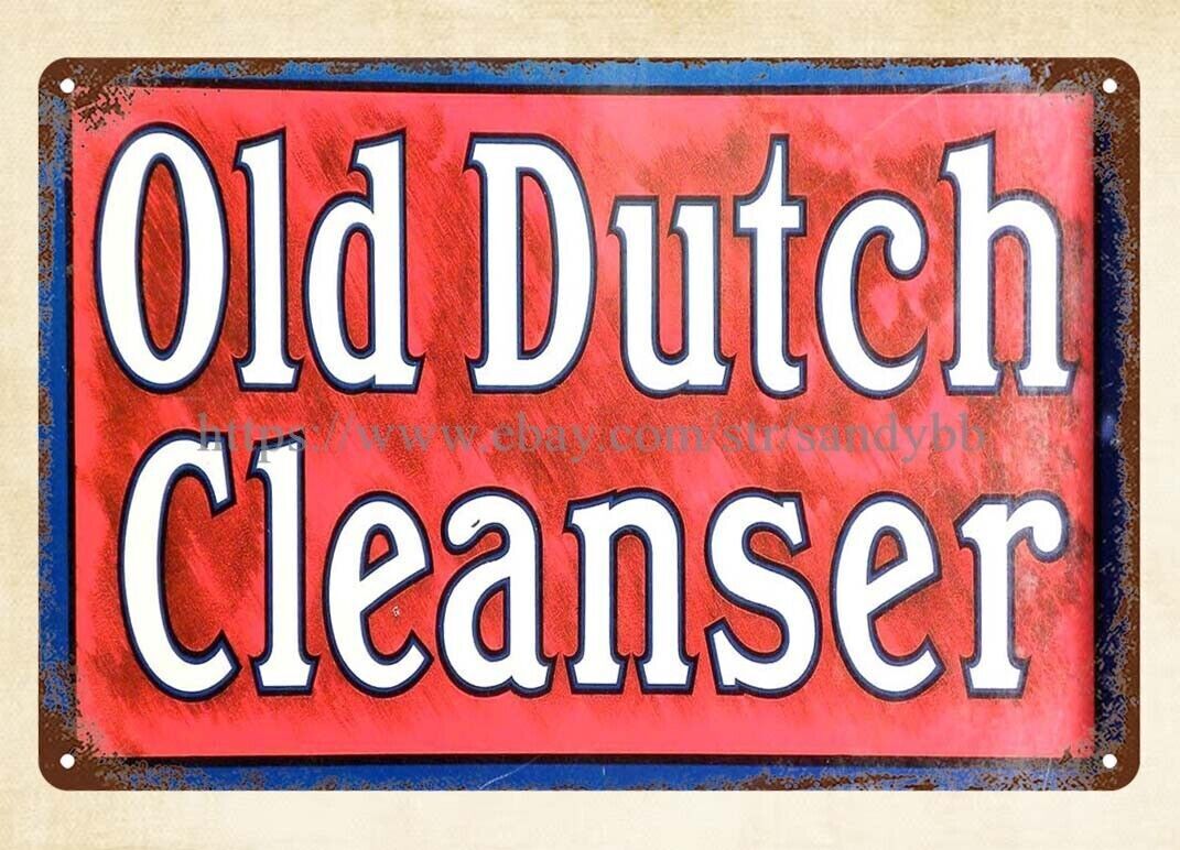 Old Dutch Cleanser metal tin sign wall prints online