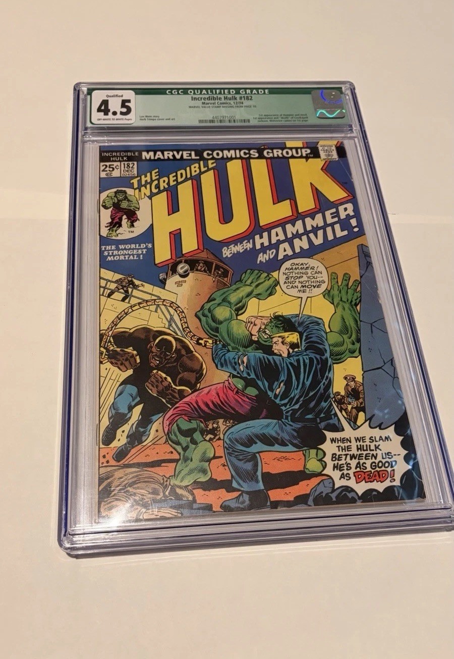 The Incredible Hulk #182 (December 1974) Grade 4.5 The Incredible Hulk #182 (December 1974) Grade 4.5