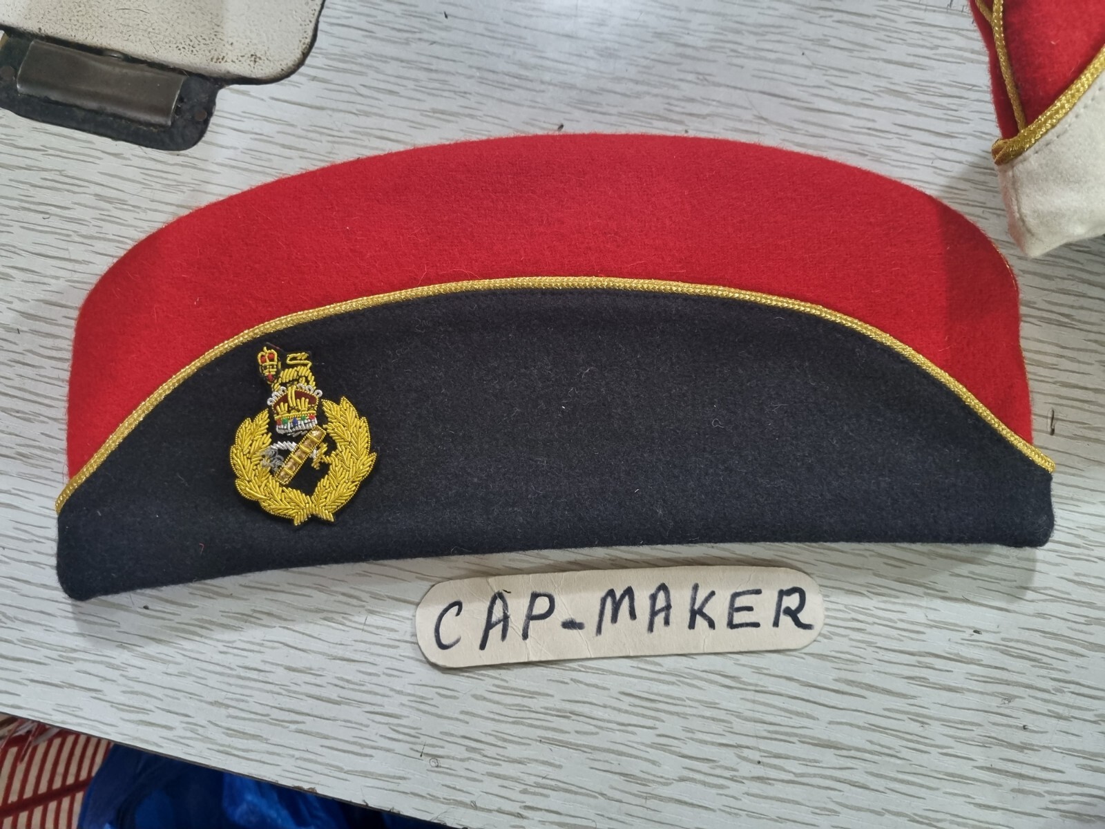 BRITISH GENERAL FIELD OFFR'S OVERSEA HAT (SIDE CAP)