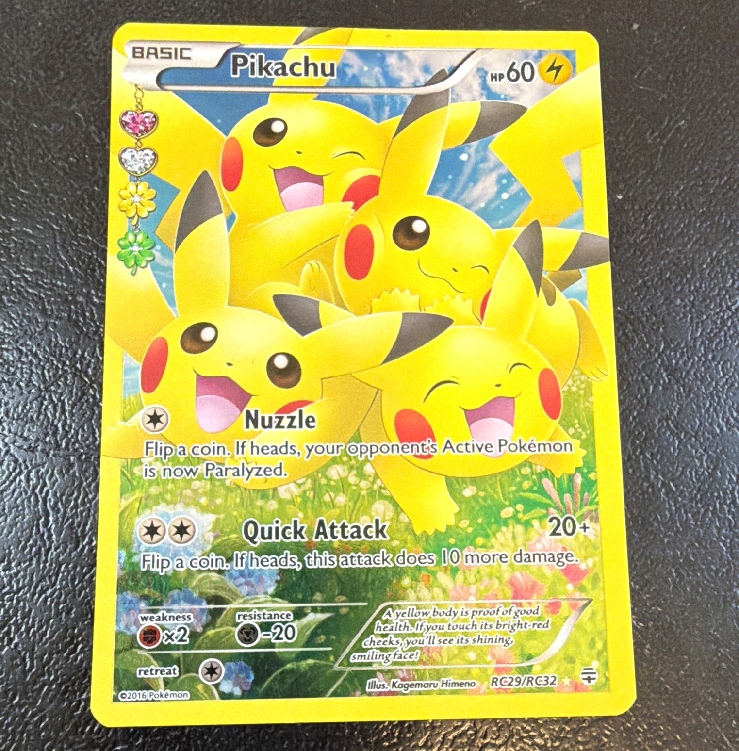 The Pokémon Company Pokémon TCG Pikachu RC29/RC32 Full Art Holo Ultra Rare