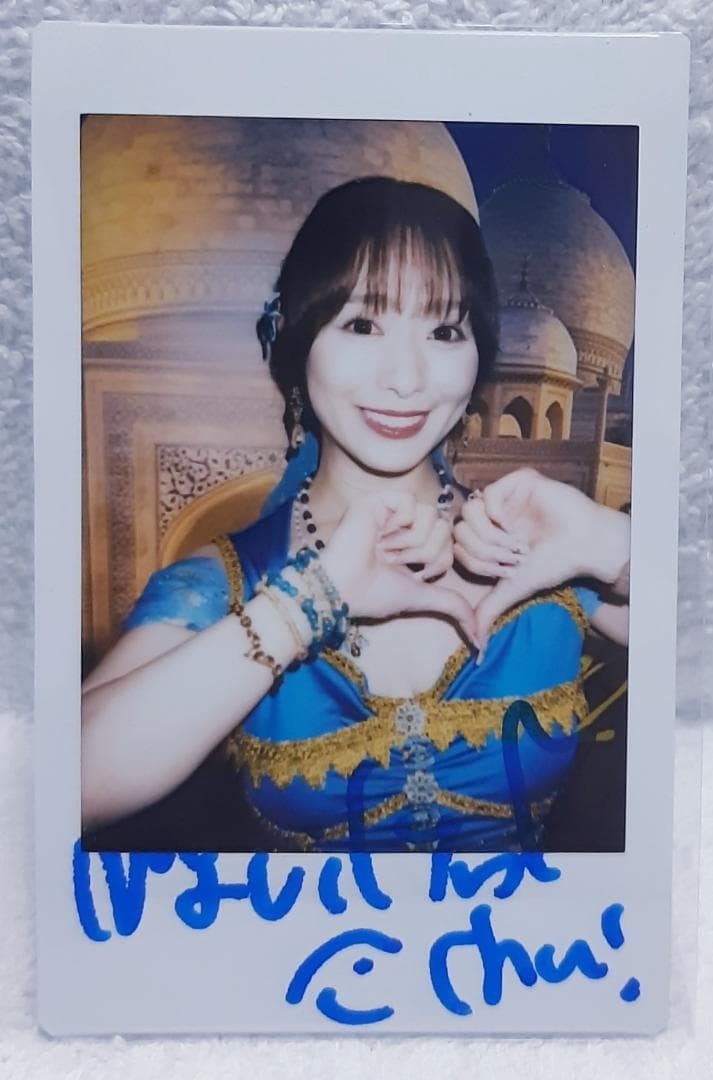 Marina Shiraishi Signed Cheki Instax Photo Event Exclusive Autograph Japan Rare