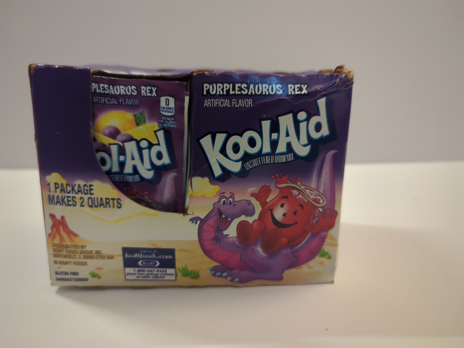 LOT x 48 packets Kool-Aid PURPLESAURUS REX grape lemonade flavor drink mix CASE
