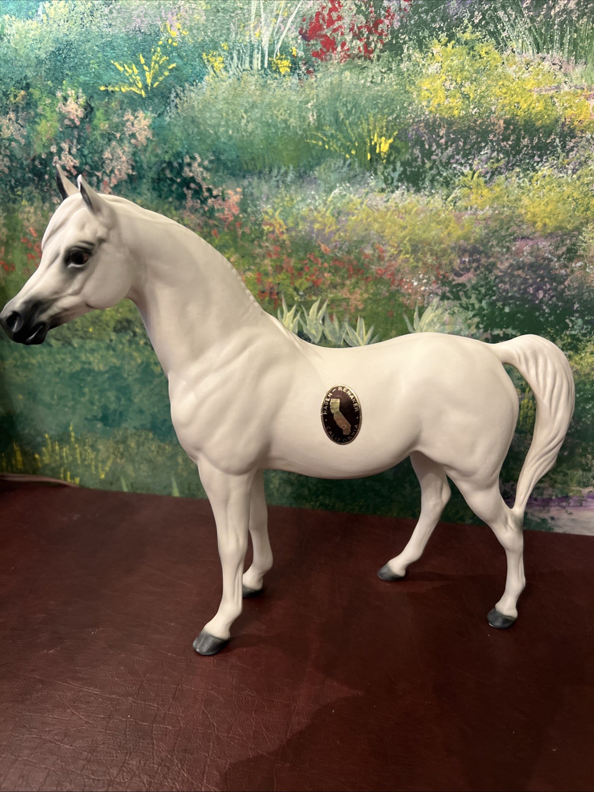Zara Arabian Horse Figurine 9 Inches Tall By Maureen Love Signed DW 1950 - 1980