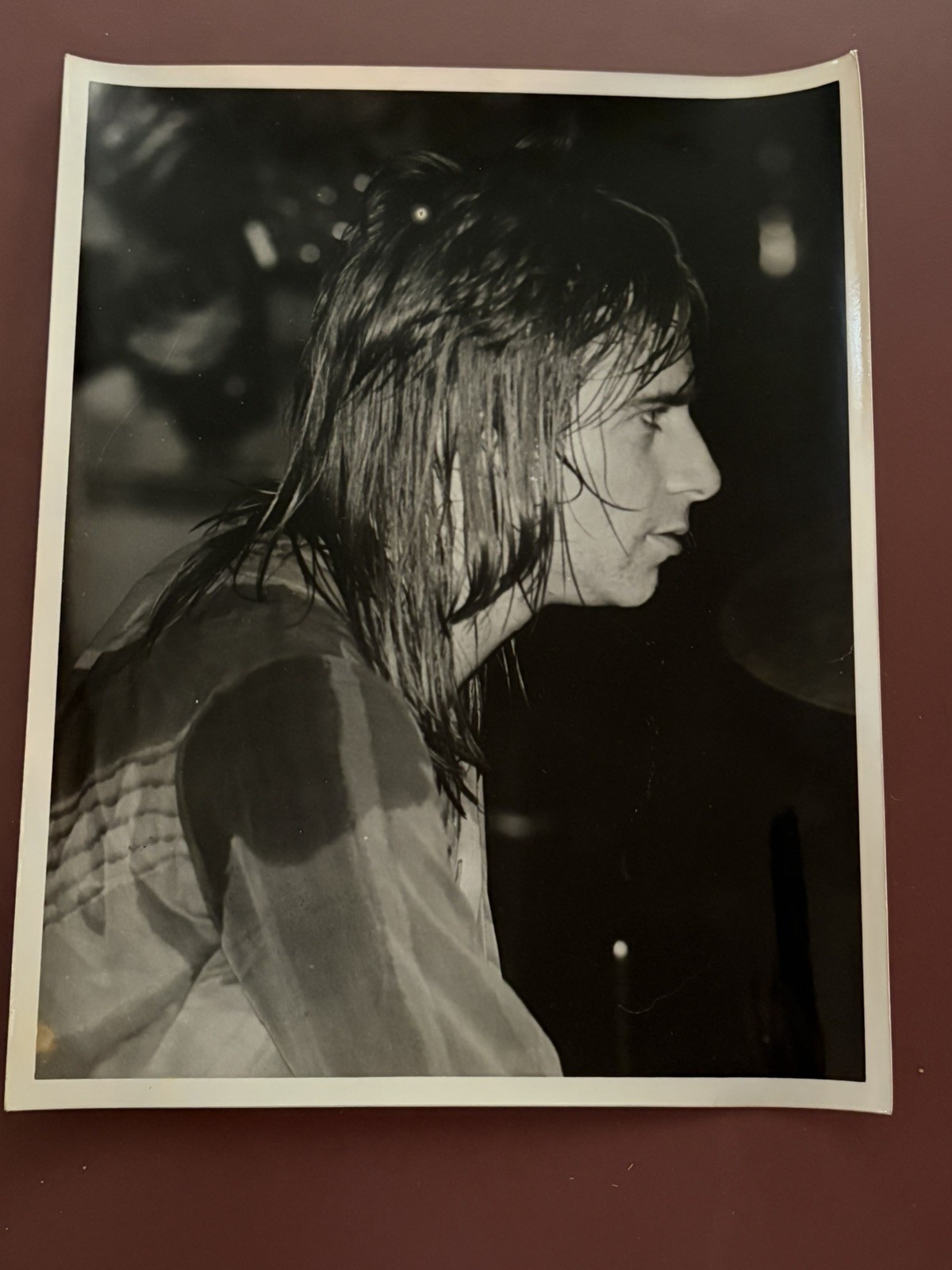 Original Vintage Jerry Nolan Photo New York Dolls Stamped Geary Brothers