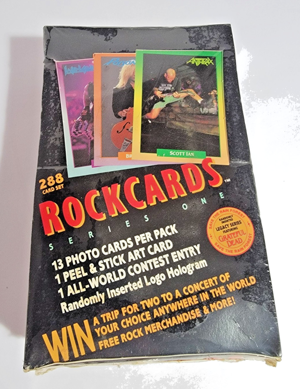 Vintage RockCards Series One Factory Sealed Box