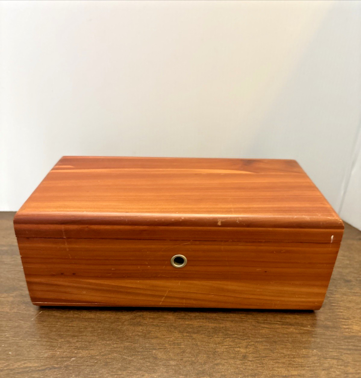 Lane Mini Cedar Chest Dresser Box Michelson\'s Furniture Albany New York NY Vtg