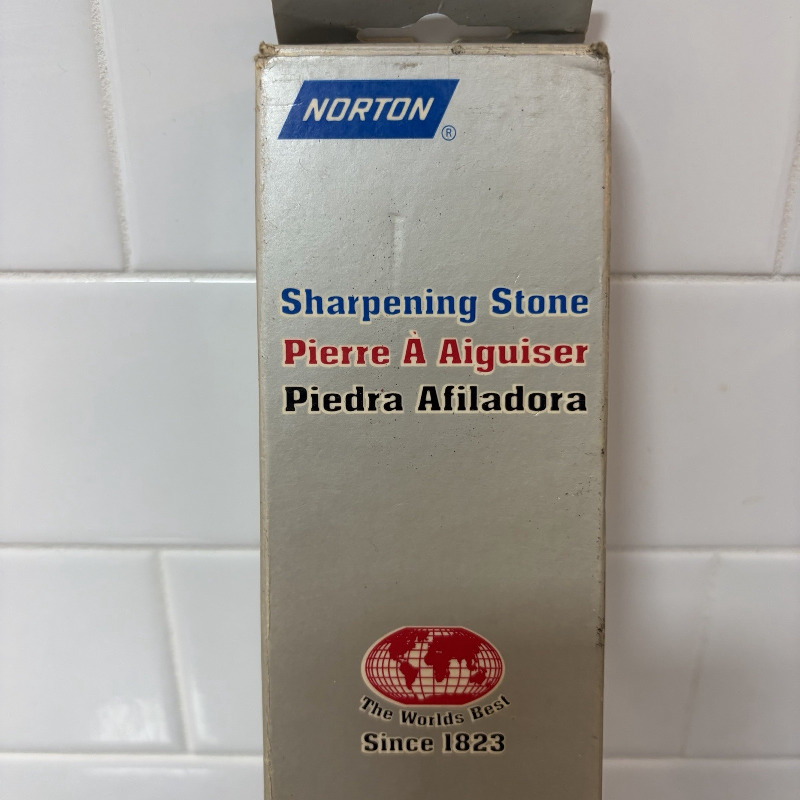 NIB Norton India Crystolon Combination Bench Sharpening Stone IC-11 11.5”