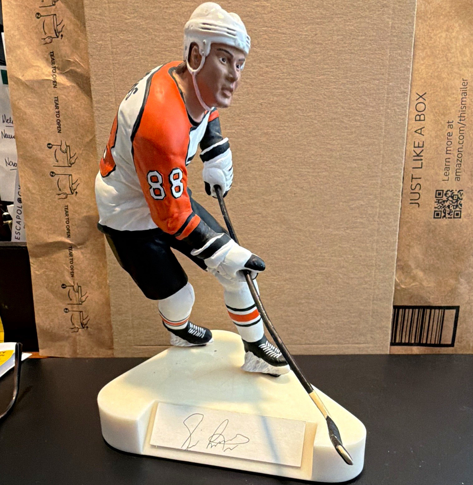 Salvino Eric Lindros #88 Flyers Signed Numbered Ltd Ed Resin Figurine 1996 12\
