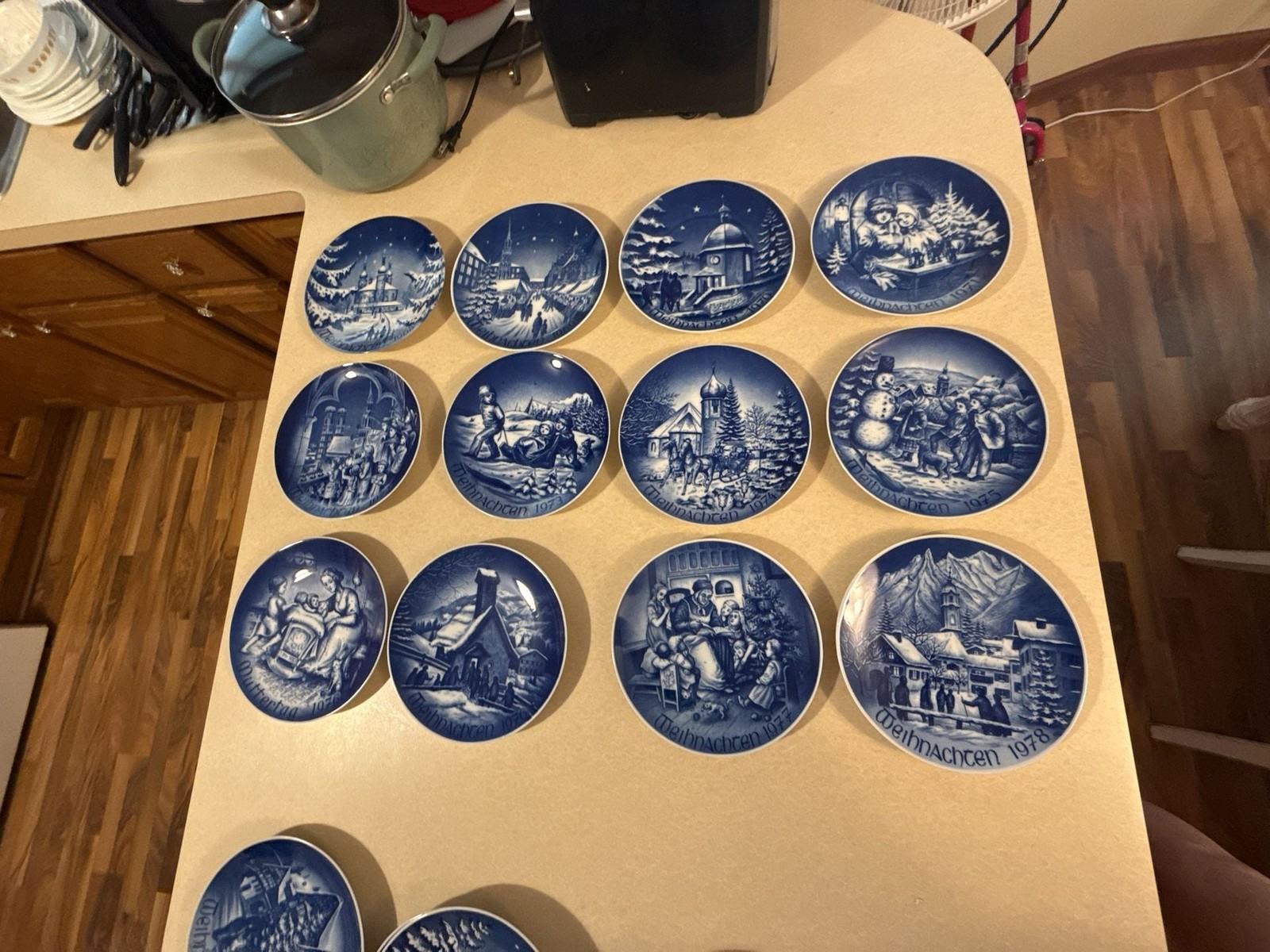 Set of 11 Vintage Bareuther Waldsassen Germany Limited Edition Christmas and Mot