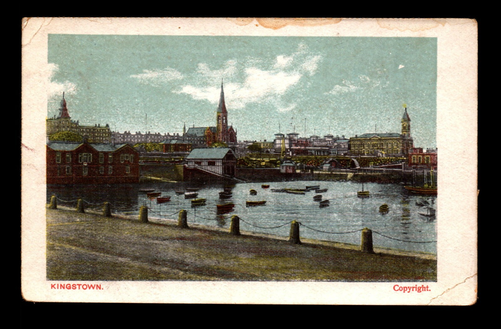 Ireland 1901? PPC / Kingstown / Used / Corner Crease - L10695