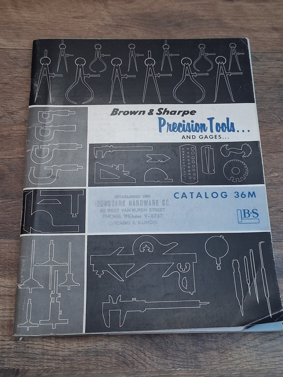 Vtg 1957 Brown & Sharpe Precision Tools & Gages Catalog 36M 97 Pages