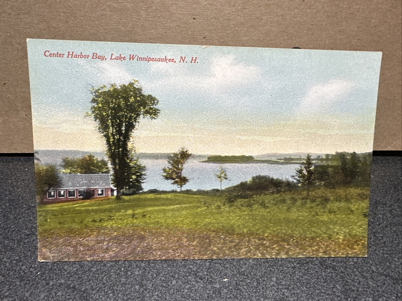 Center harbor bay lake, Winnepesaukee, New Hampshire postcard ￼
