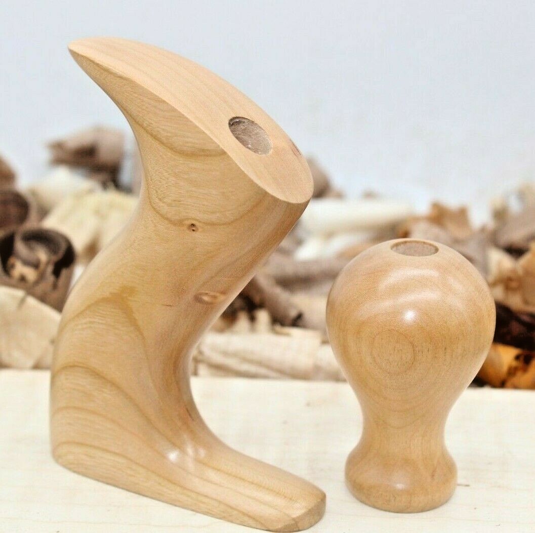 Hand Made Cherry Stanley Plane Tote & Knob For No 3, 4, 603, 604 With High Knob