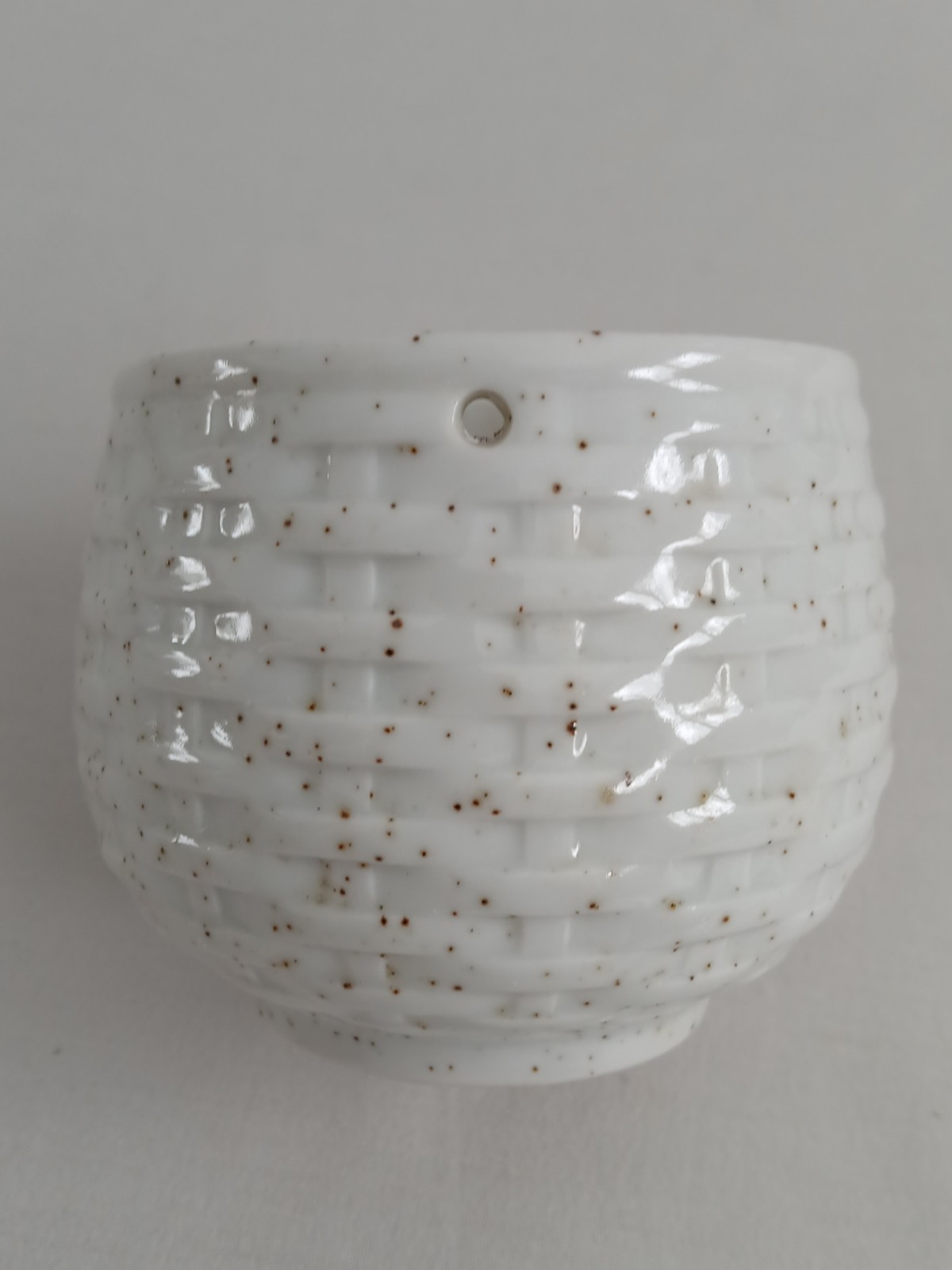 Vtg Asahi Japan Small Hanging Planter Pot 3