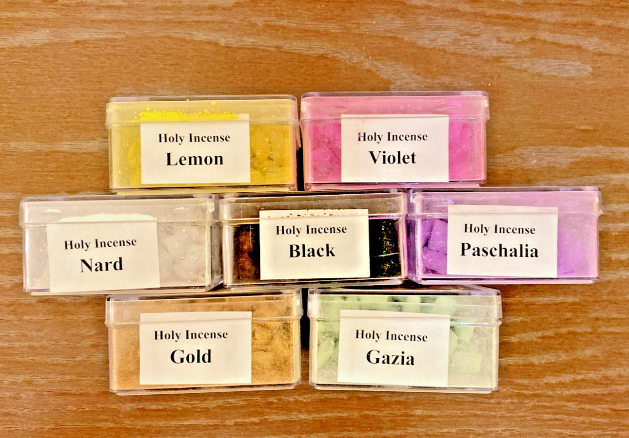 Greek Orthodox Holy Incense – 7 Fragrances – 40g Net Weight – Price for One Box