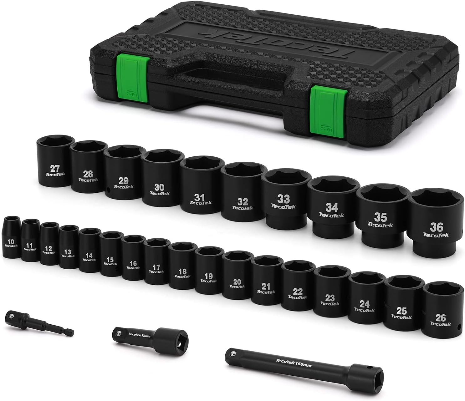 Metric Impact Socket Set Cr-Mo Shallow Metric Impact Socket Set Cr-Mo Shallow
