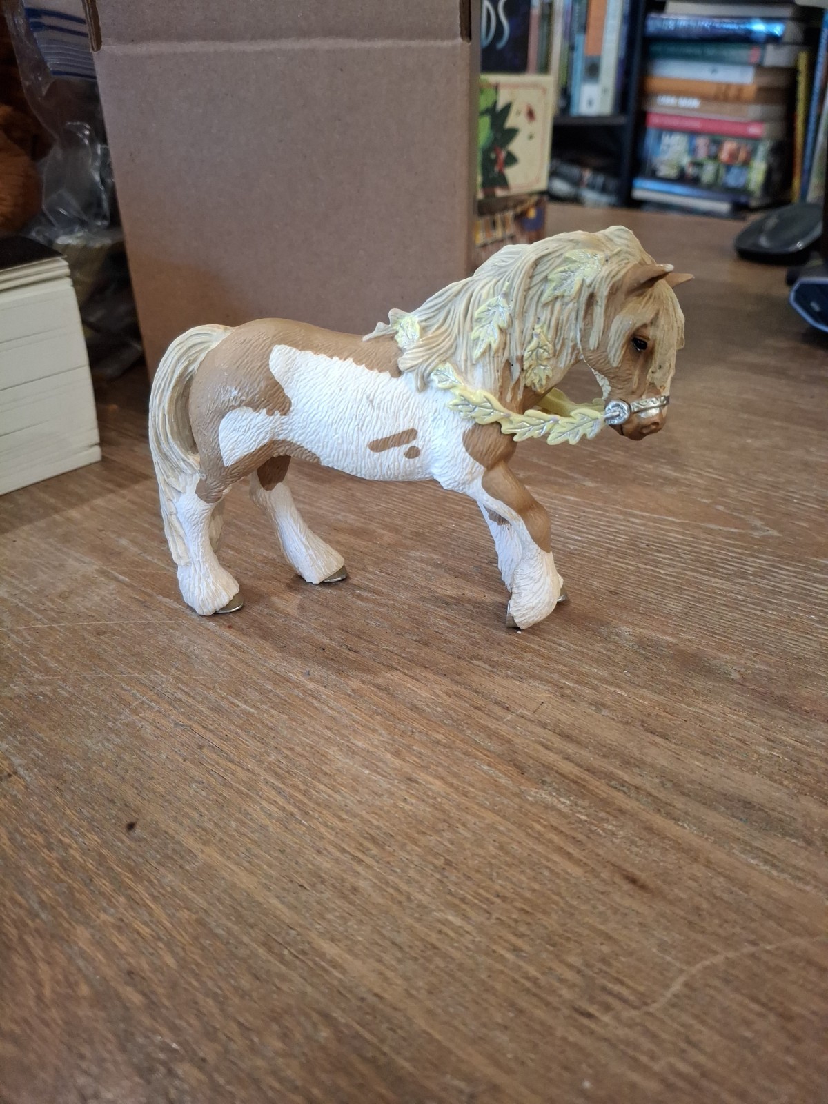 Schleich Bayala Fairy Brown White Horse Figure Toy *ONLY* D- 73527 5.5” X 4”