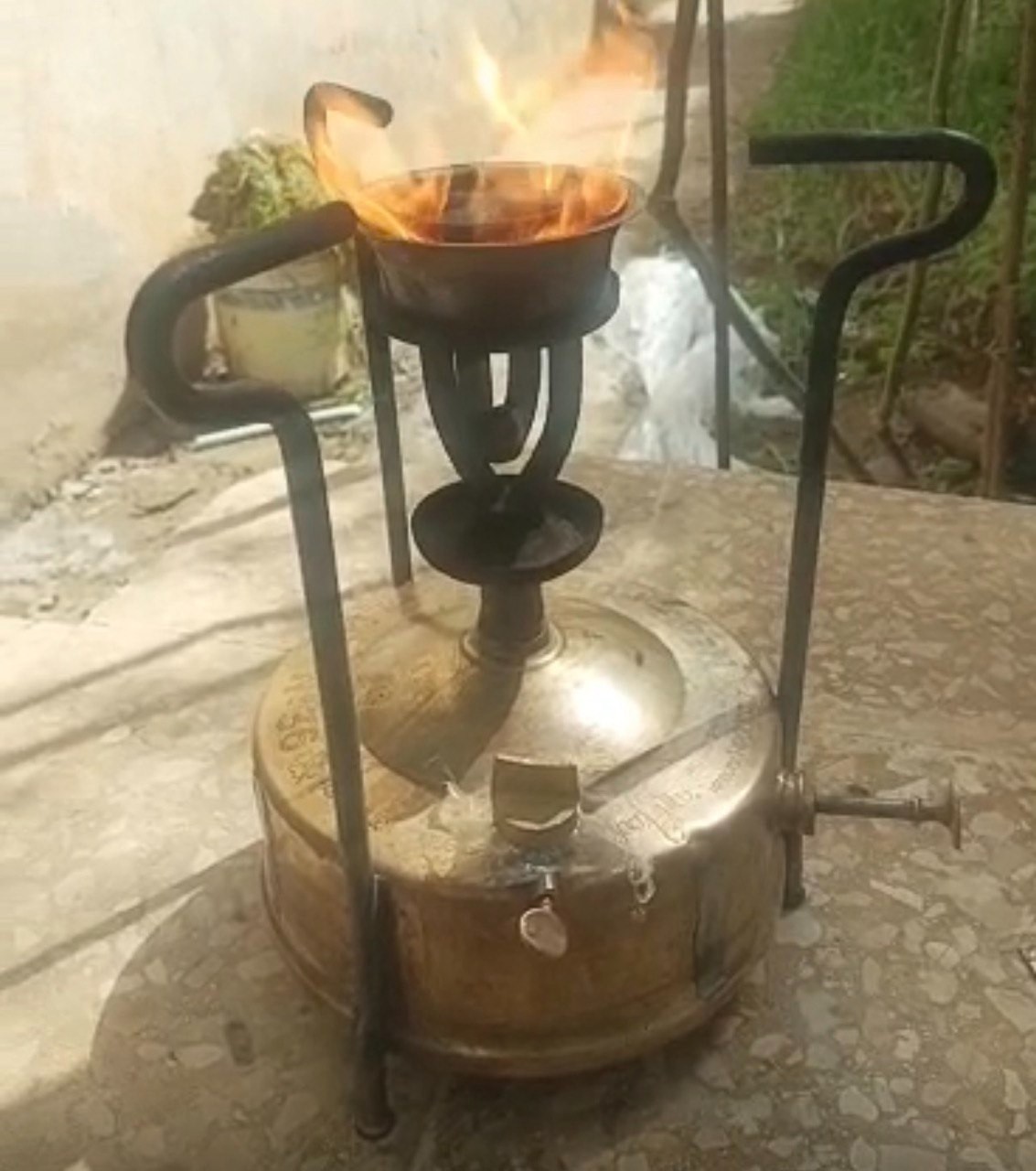 Vintage Brass Kerosene Pressure Stove Hipólito Nº36 \