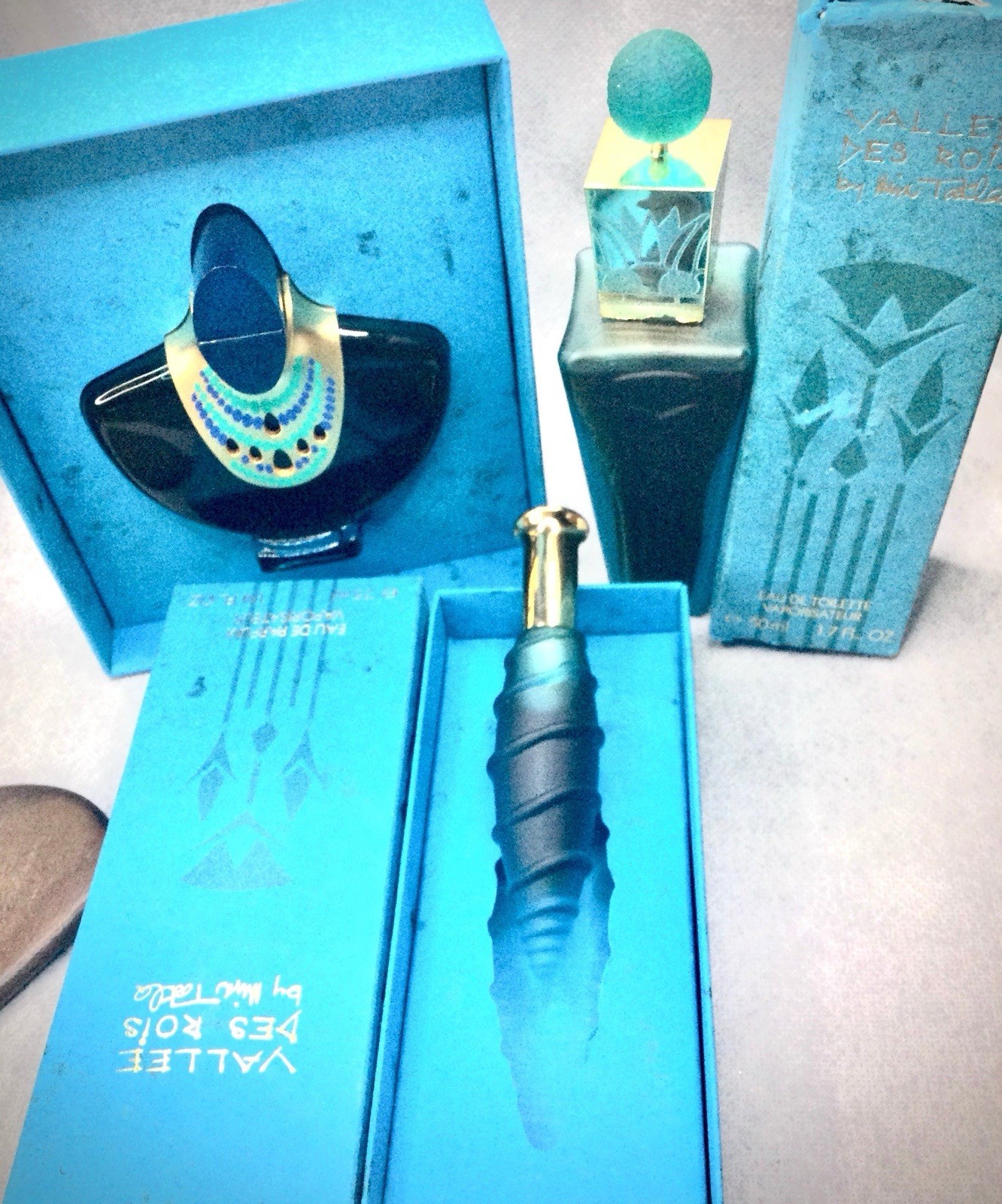MIRA TAKLA Vallee Des Rois Fragrances Collection Vintage 1988 RARES BUNDLE