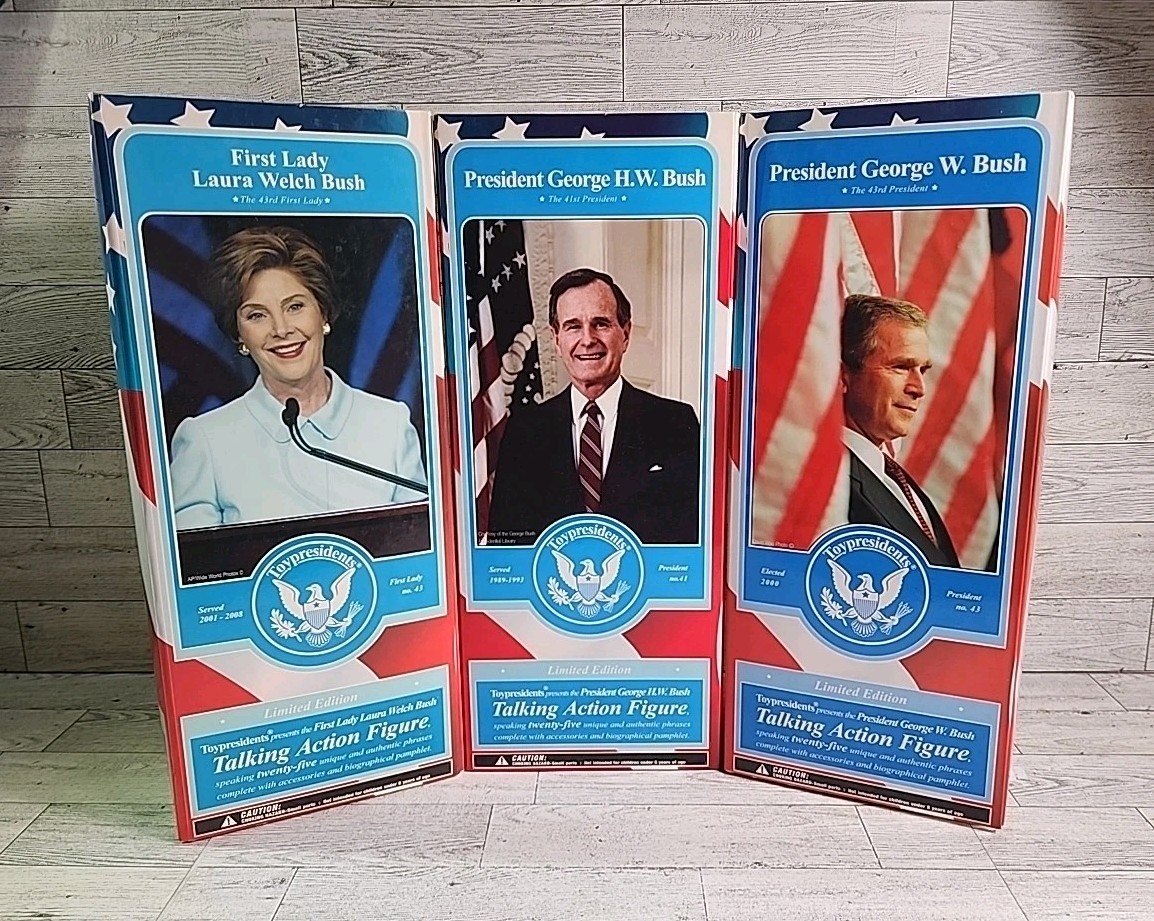 Vintage George Bush Family Talking 12\ Vintage George Bush Family Talking 12\