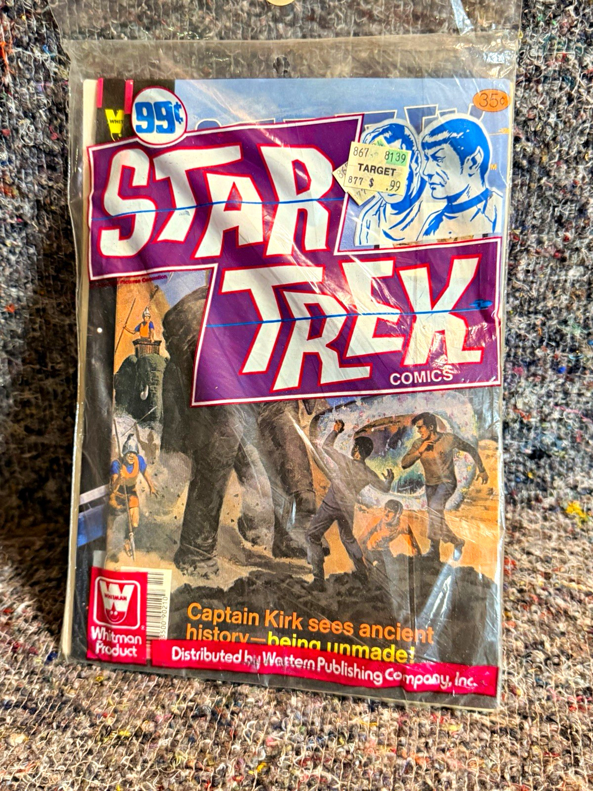 SEALED Whitman Star Trek 3-Pack #54 Killer Birds Scotty 1978 Bagged