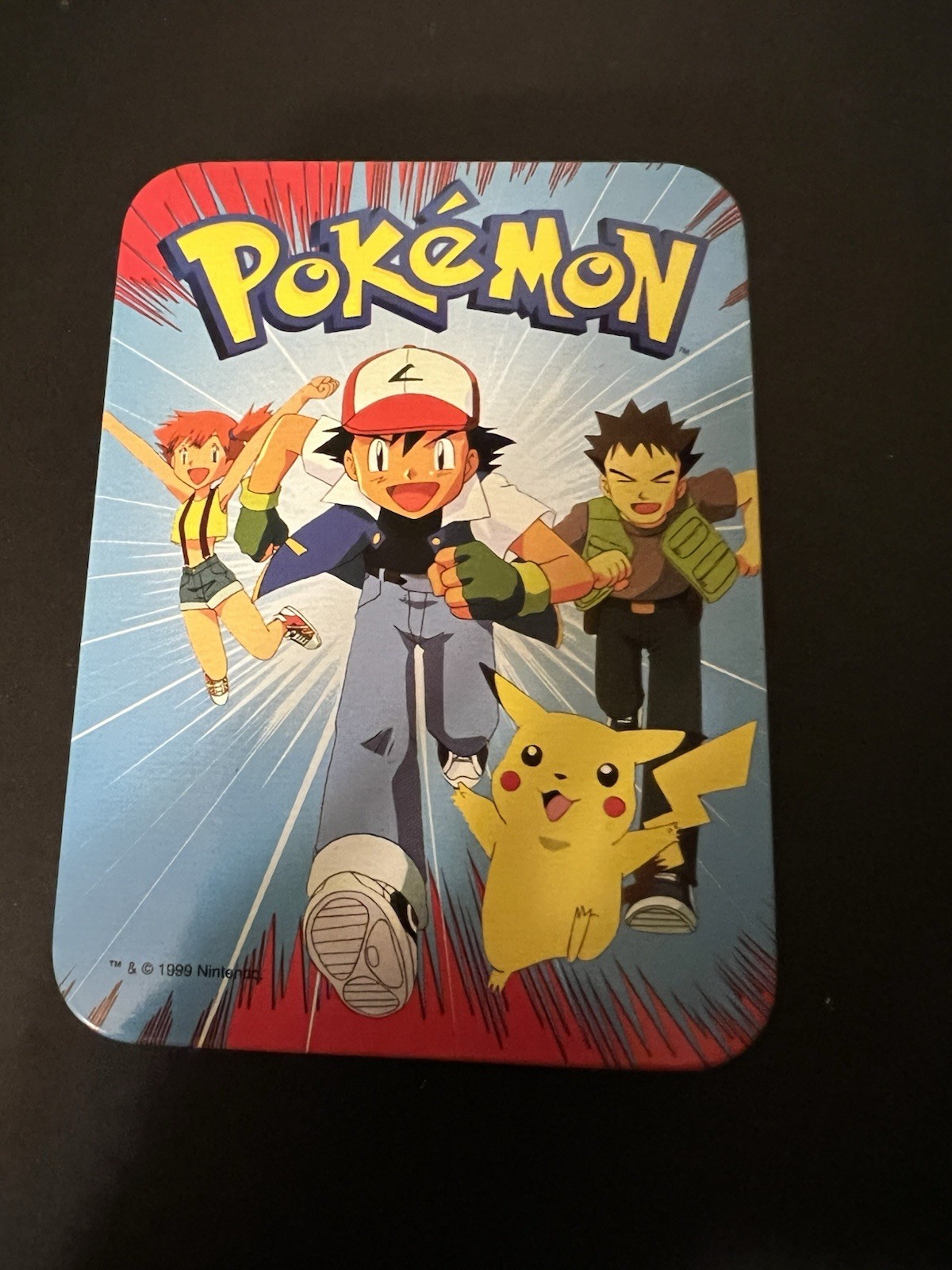 Vintage 1999 Pokémon Poker Playing Cards Deck- Complete With Box & Collector Tin
