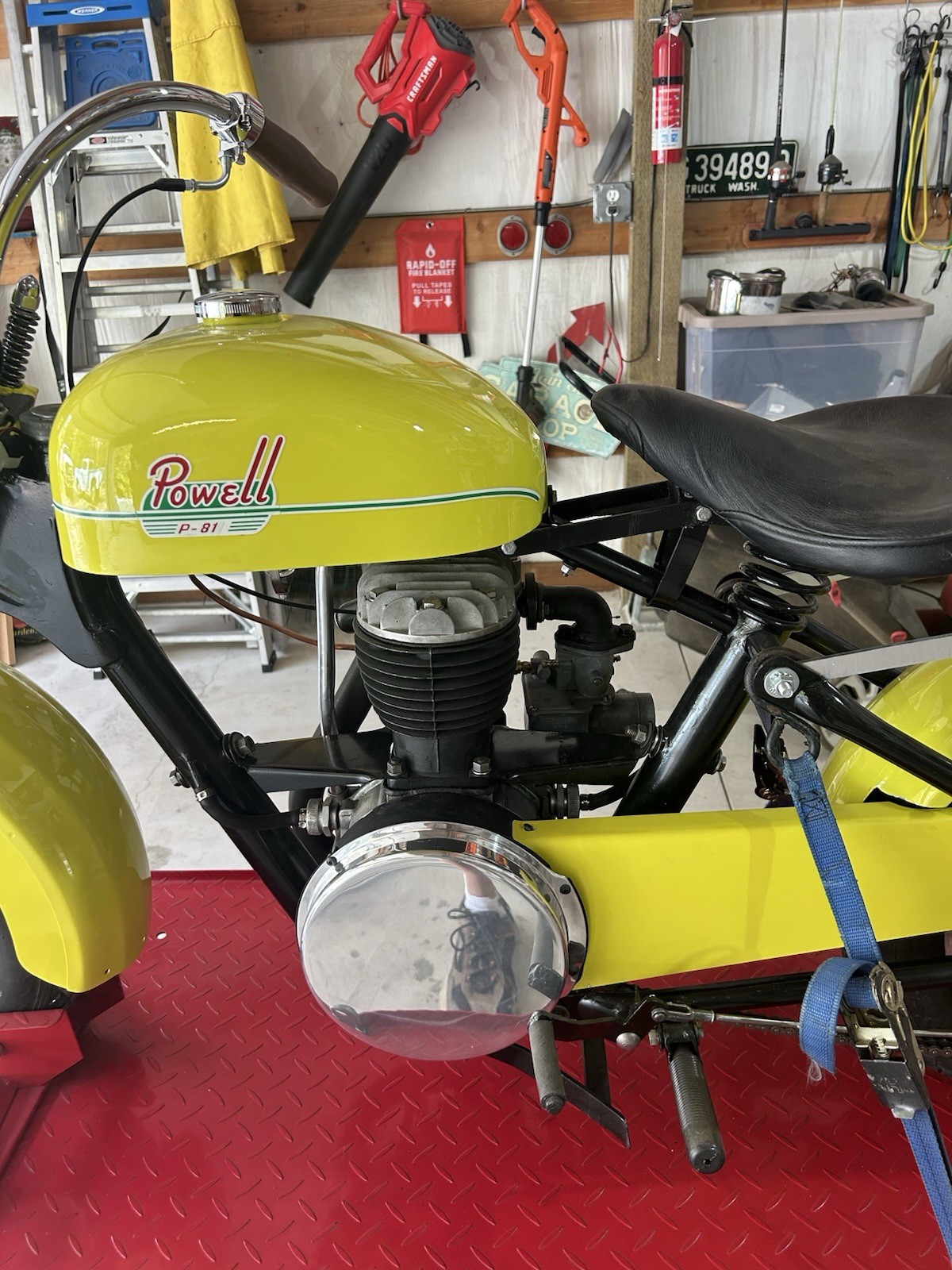 Rare 1949 Powell P-81.  Recent restoration.  Needs a few things to finish up.