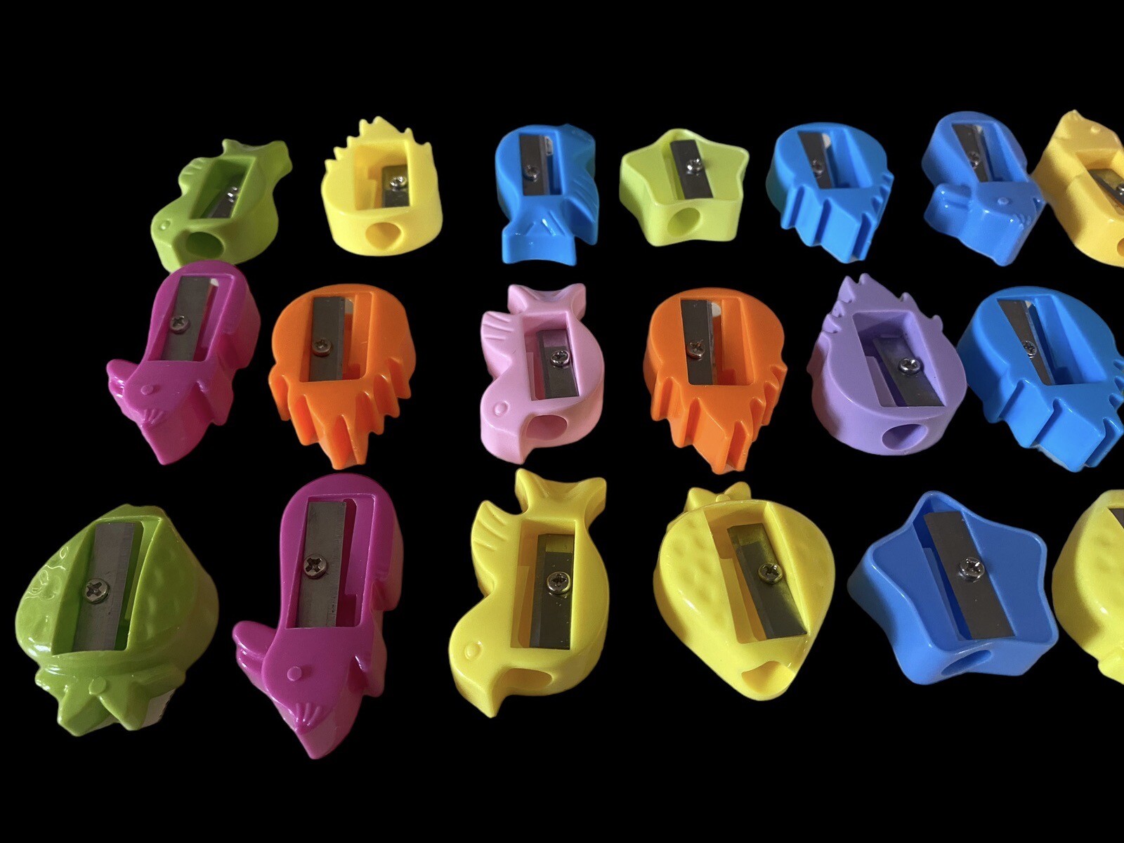 Pencil Sharpeners in Bulk - Pack of 60 Pocket Handheld Pencil Sharpe