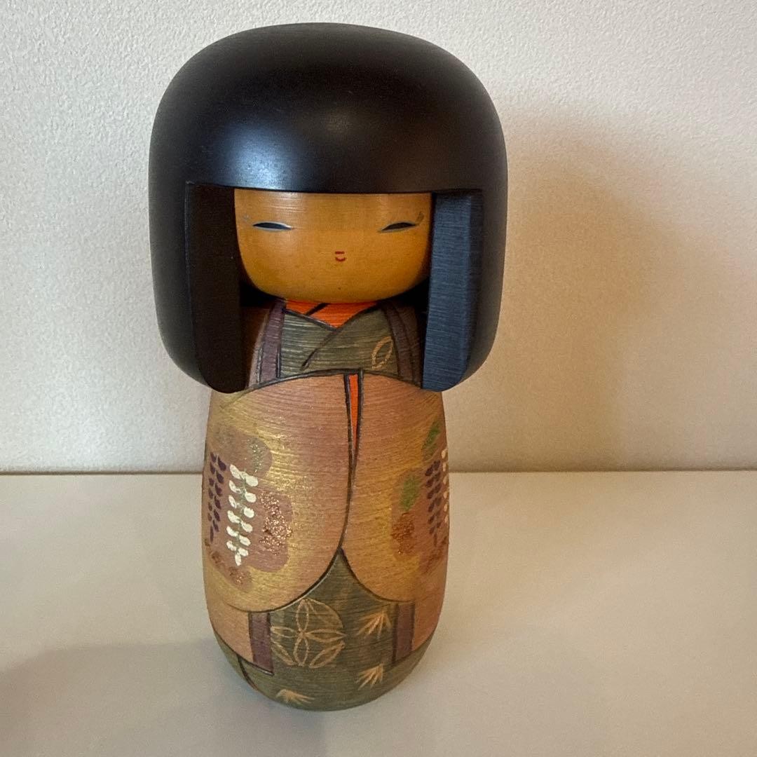 Fujikawa Masae Doshin Kokeshi Doll Award Artist Japan Folk Art Fujikawa Masae Doshin Kokeshi Doll Award Artist Japan Folk Art