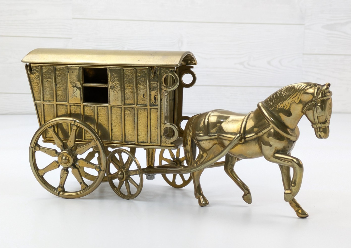 VTG Solid POLISHED Brass 12.5\ VTG Solid POLISHED Brass 12.5\