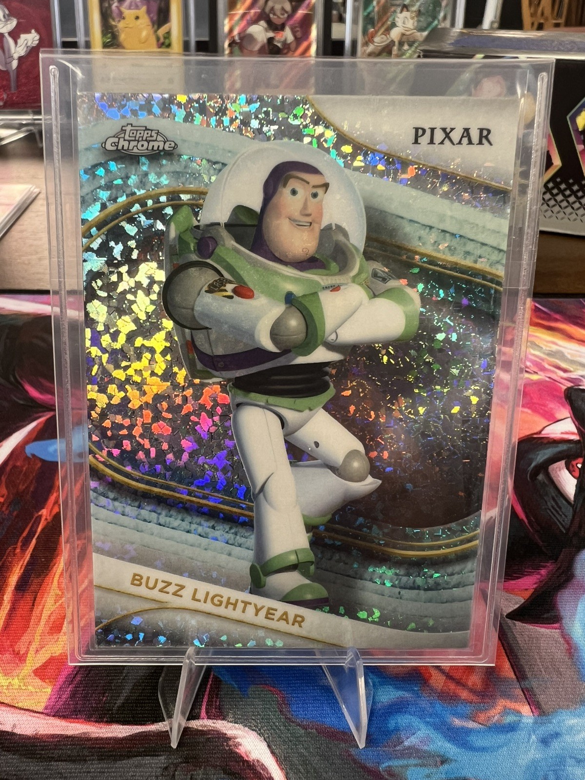 💎 2025 Topps Chrome Disney  Buzz Lightyear  Mini Diamond Refractor #90 💎