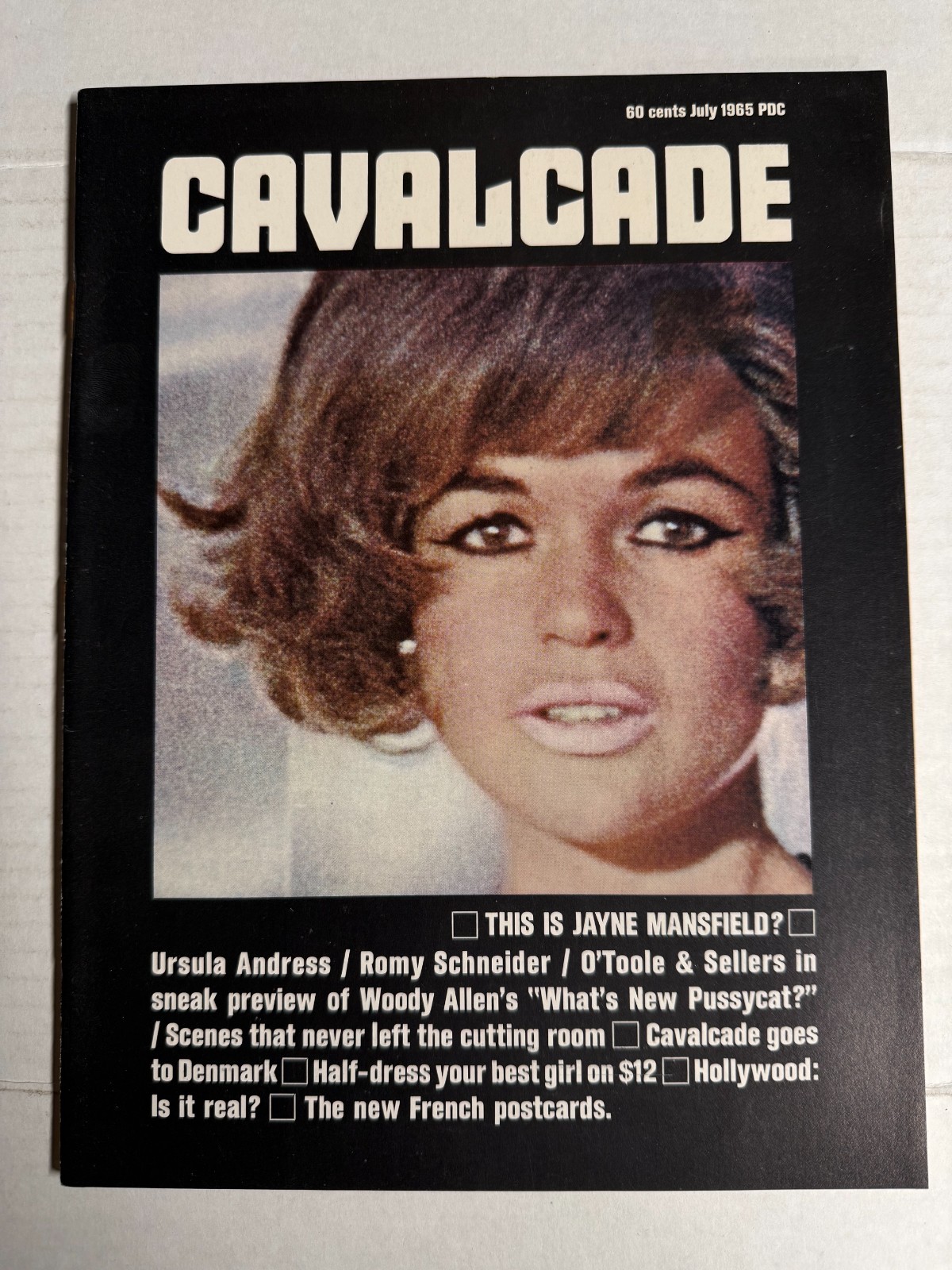 Cavalcade Magazine Vol 5 Num 5 July 1965 Jayne Mansfield