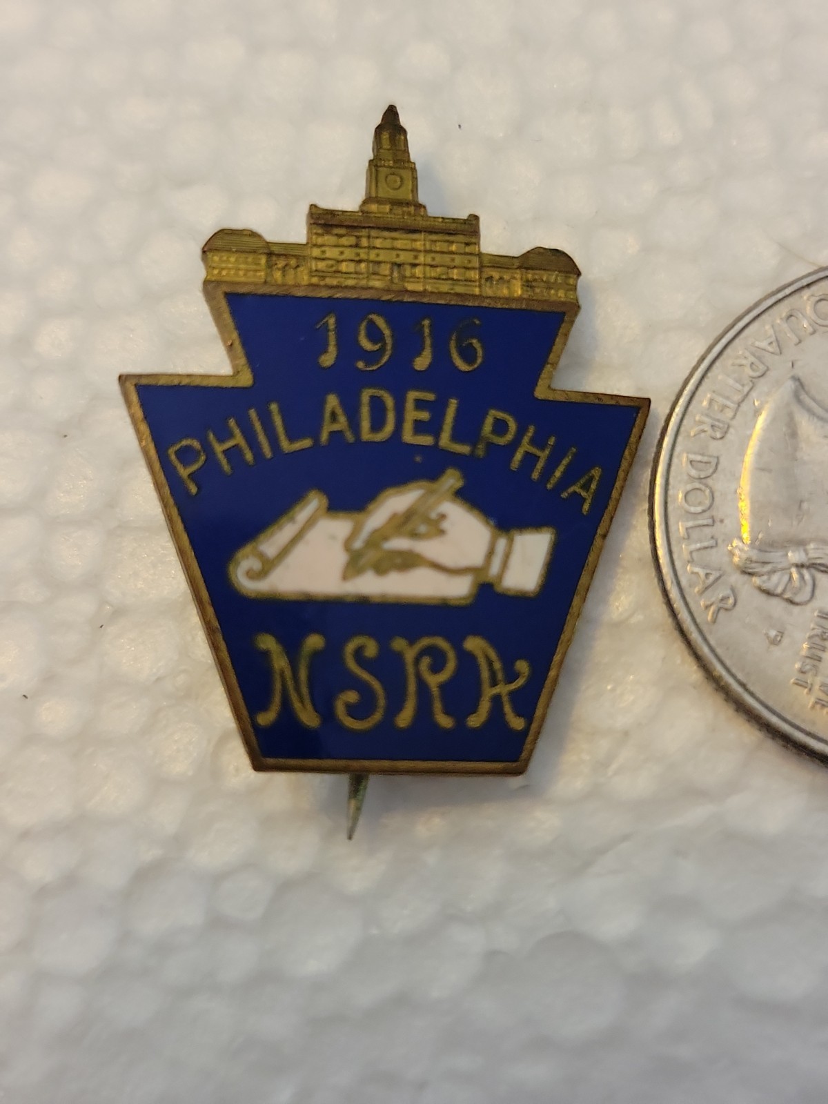 National Shorthand Reporters Association 1916 V Pin Philadelphia Court Reporter