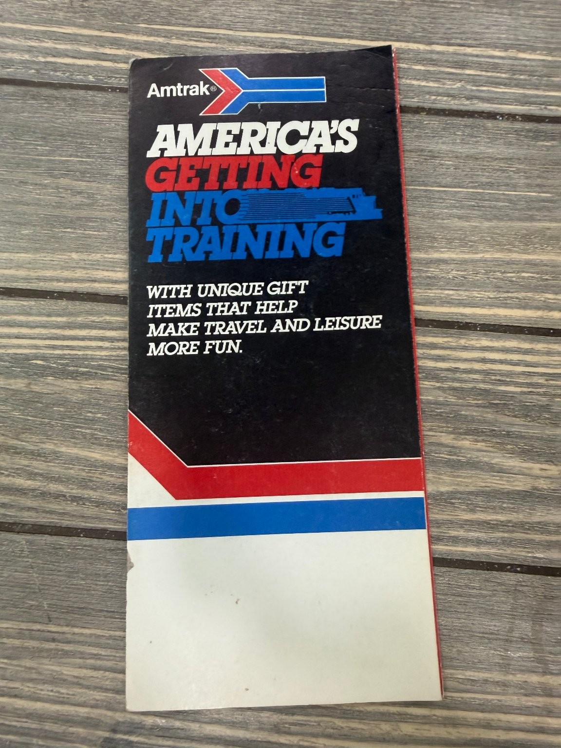 Vintage Amtrak America\'s Getting Into Training Brochure Catalog Train Ephemera