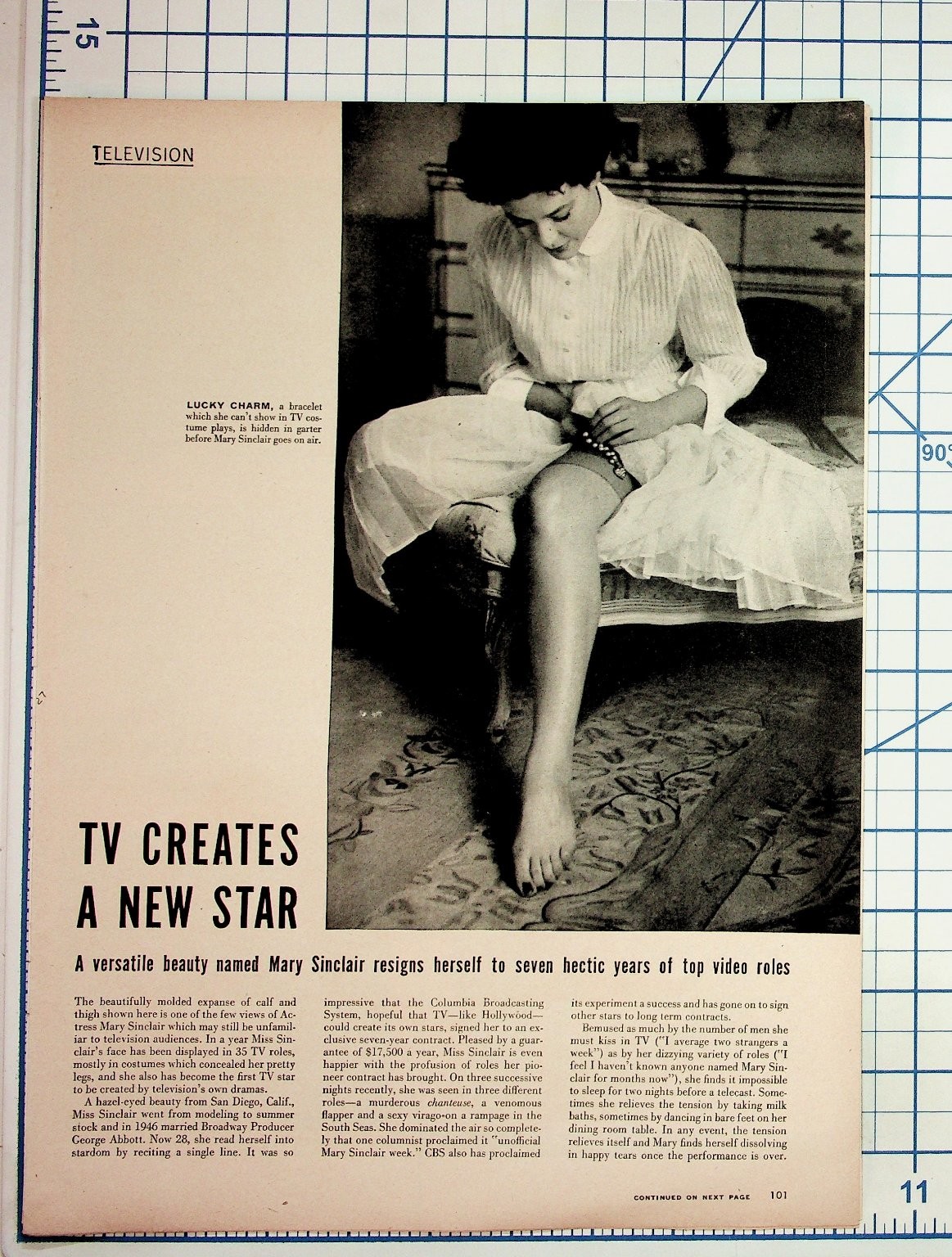 1951 Mary Sinclair TV Star Magazine Article Camfield Toaster Charis Corset Ads 1951 Mary Sinclair TV Star Magazine Article Camfield Toaster Charis Corset Ads