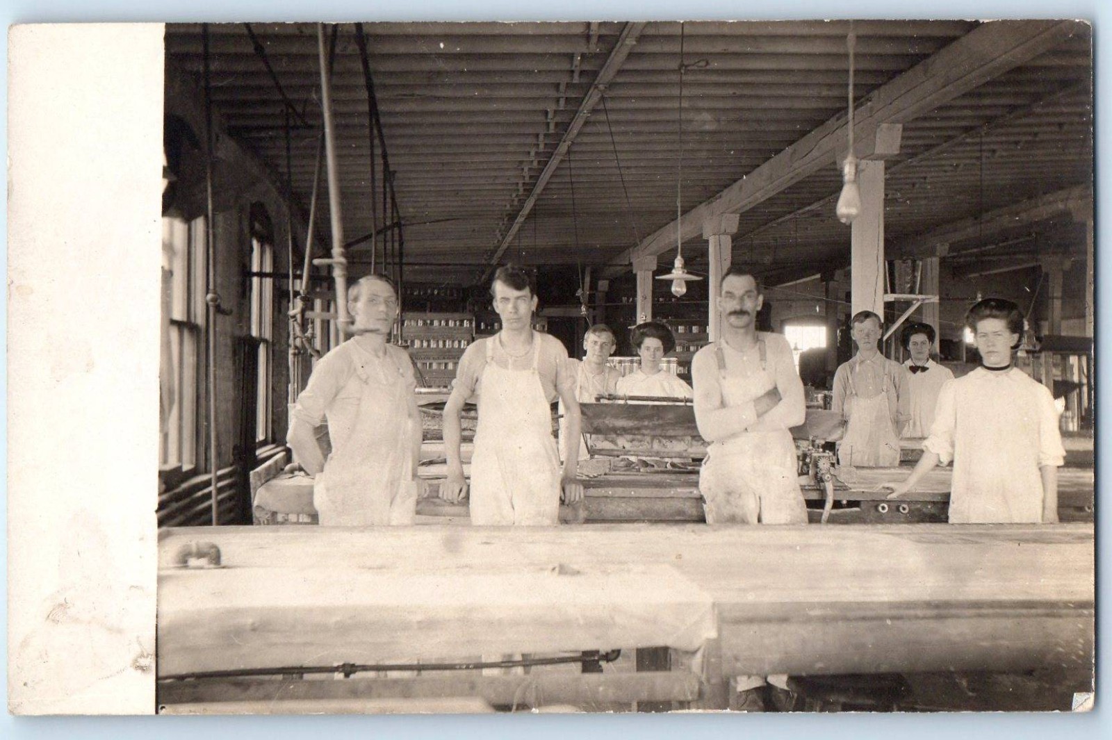 c1910\'s Occupational Factory Interior RPPC Photo Antique Unposted Postcard
