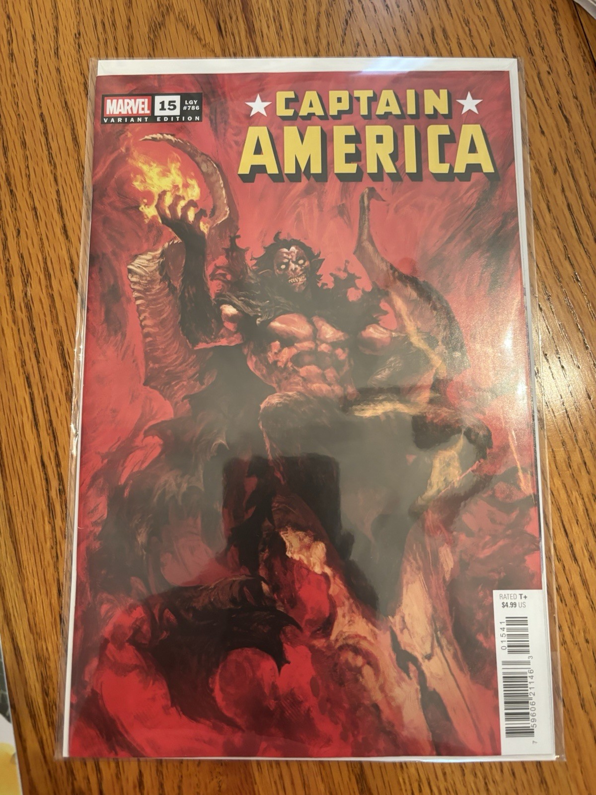 CAPTAIN AMERICA #15 SKAN MEPHISTO VARIANT 